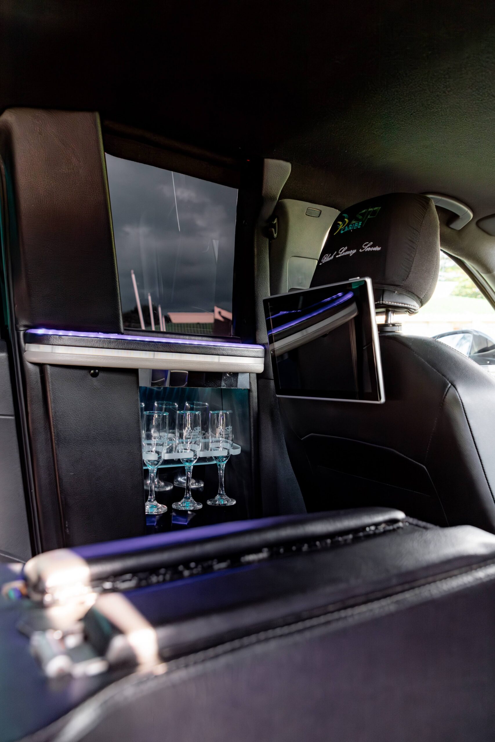 Luxury Stretch Limousine Interior